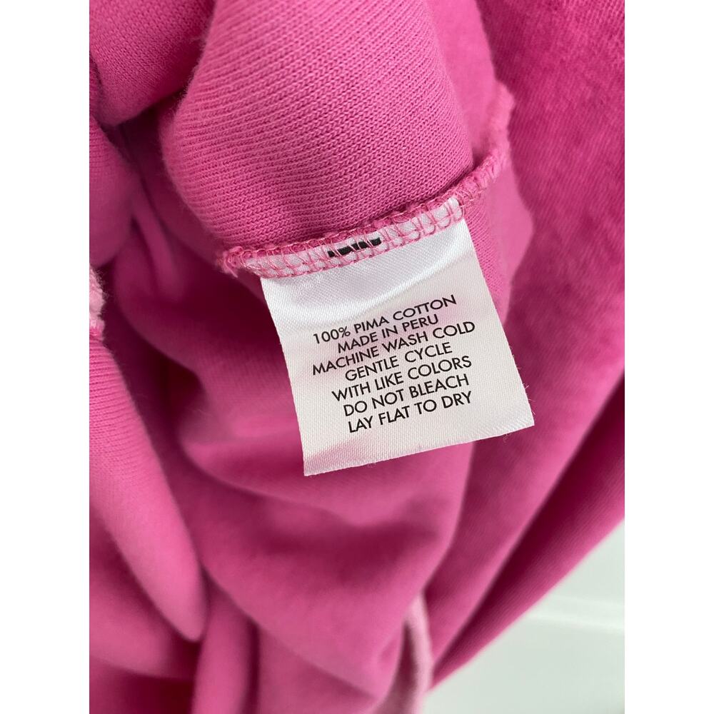 LAKE x Atlantic Pacific Darcy Terry Button Down Dress Pink Lychee Tuckernuck L - Picture 8 of 8